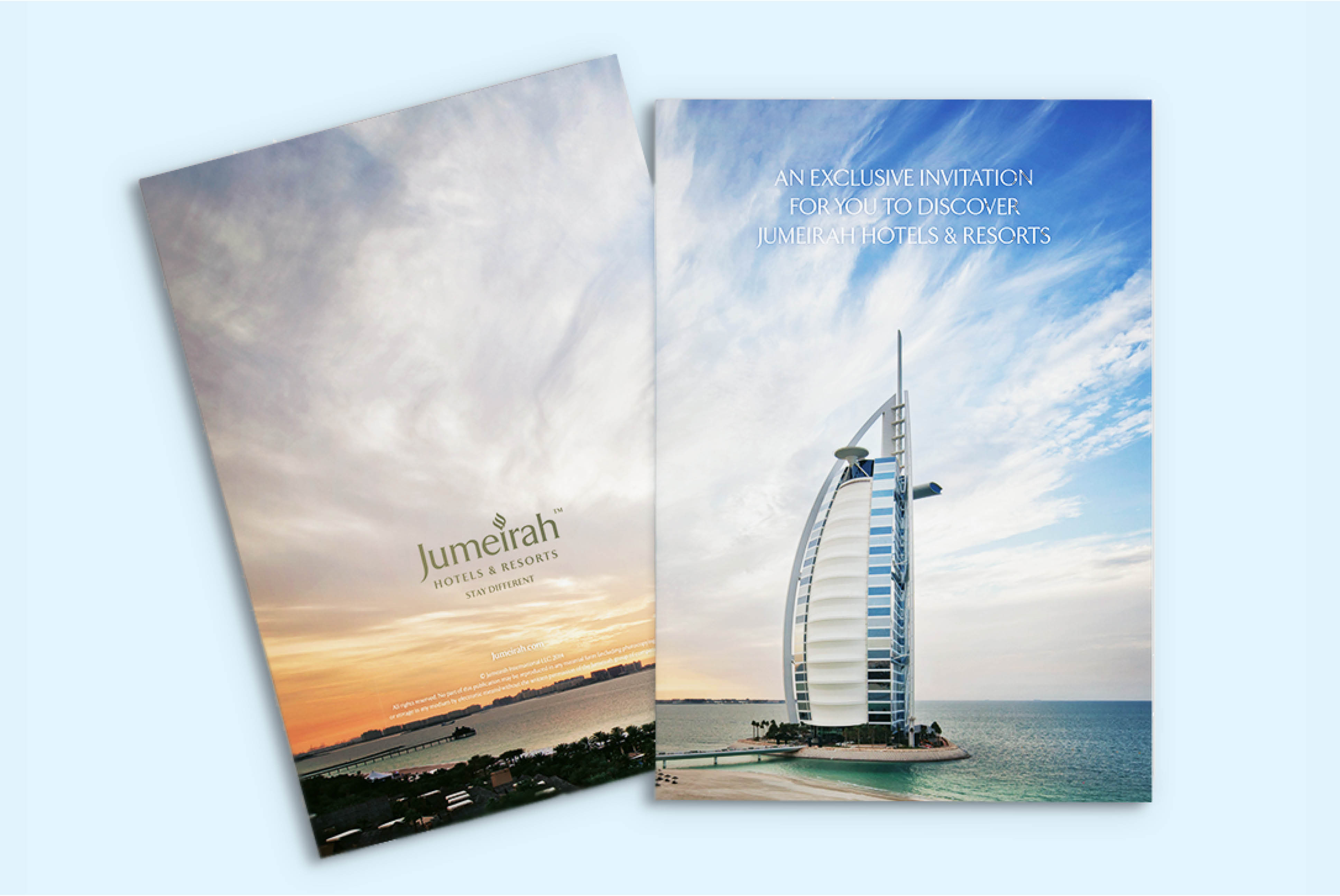 Jumeirah Hotels | Advertising and Creative Strategy - Jumeirah Brochure | Independent Marketing - IM London