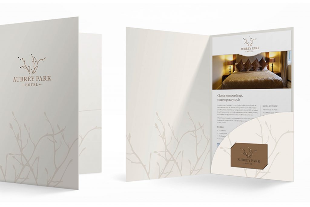 Aubrey Park MICE Folder | Independent Marketing London - London Branding Agency | IM London