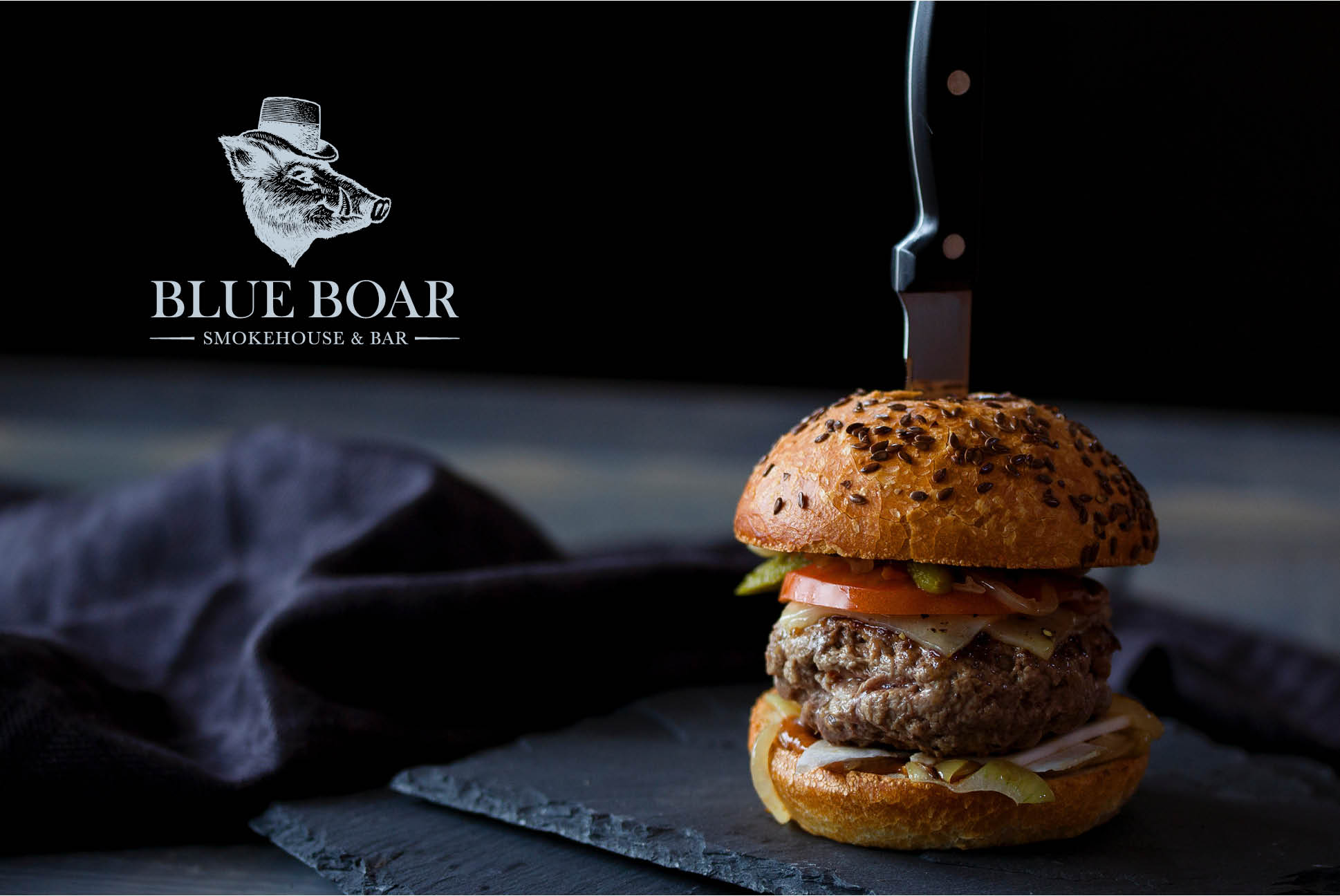 Blue Boar Branding | Branding and Promotional Collateral - Independent Marketing | IM London | Restaurant Marketing in London