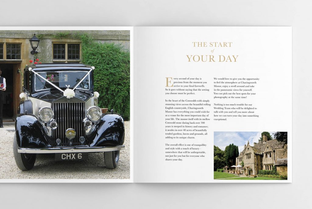 Charingworth Manor Wedding Brochure - Classic Lodges | Independent Marketing | IM London