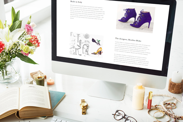 Eva Blake Shoes | Independent Marketing Start-Up Branding | IM London