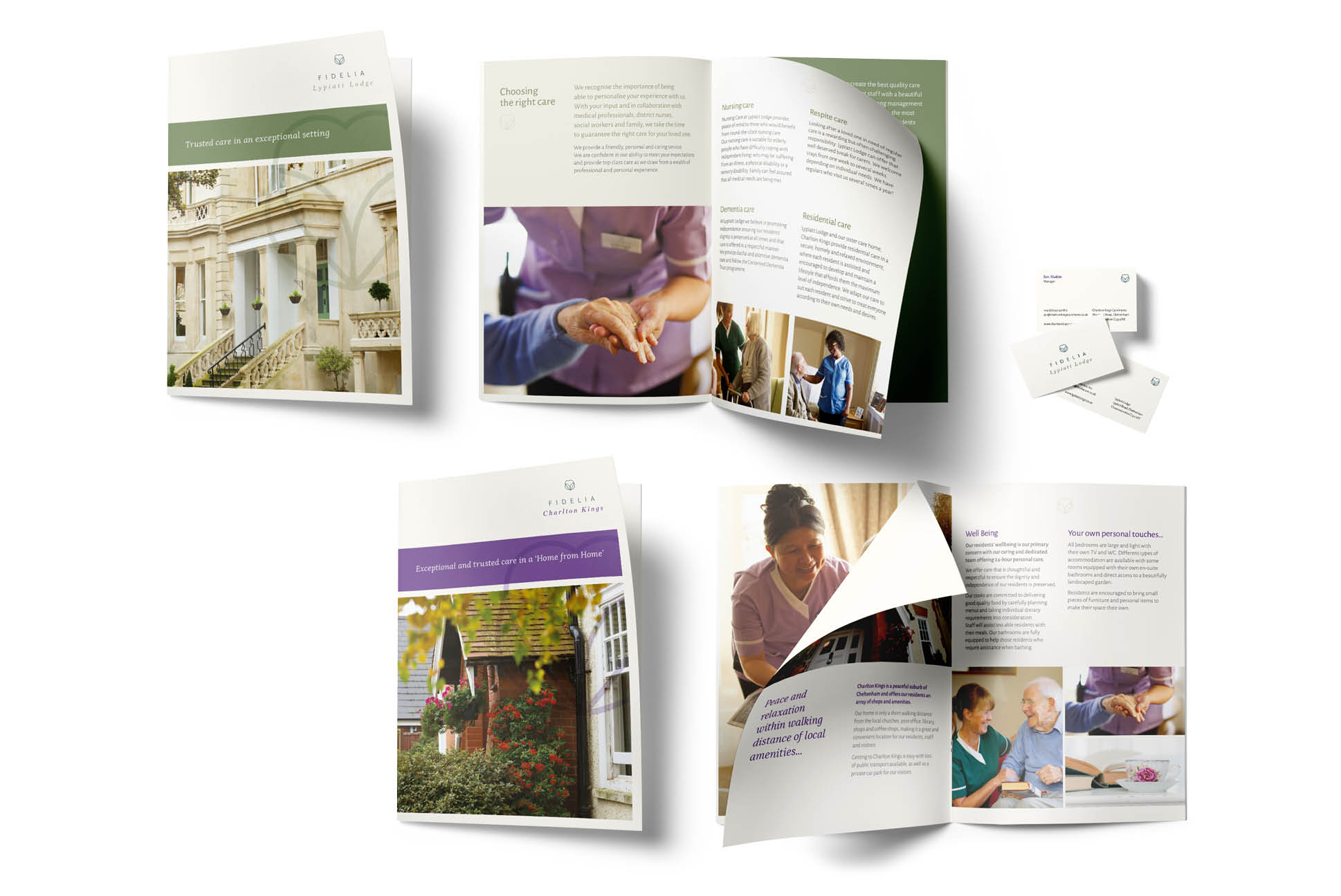 Fidelia brochures | IM London | Independent Marketing London | Healthcare Branding London