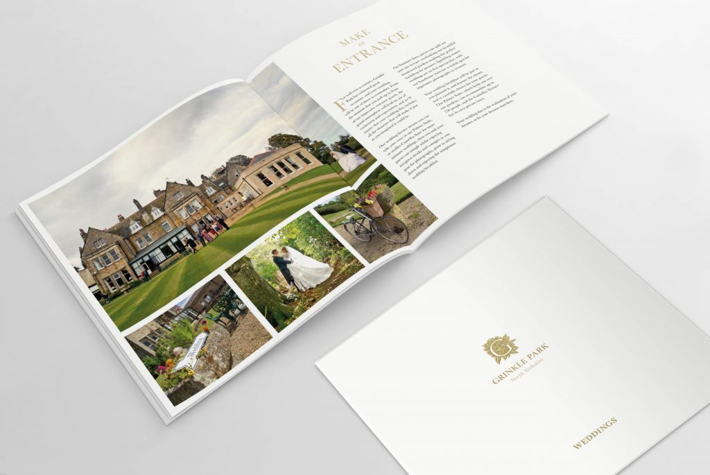 Grinkle Park Wedding Brochure - Classic Lodges | Independent Marketing | IM London