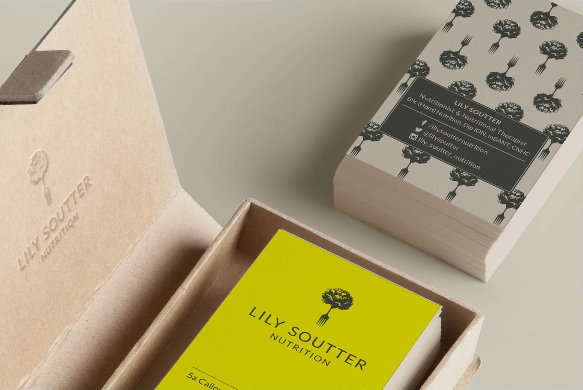 Lily Soutter Business Cards | Branding | Independent Marketing | IM London - London Branding Agency