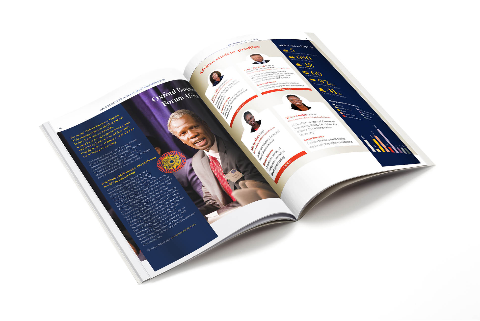 Saïd Business School Africa Update brochure | IM London - Independent Marketing | Education Branding London