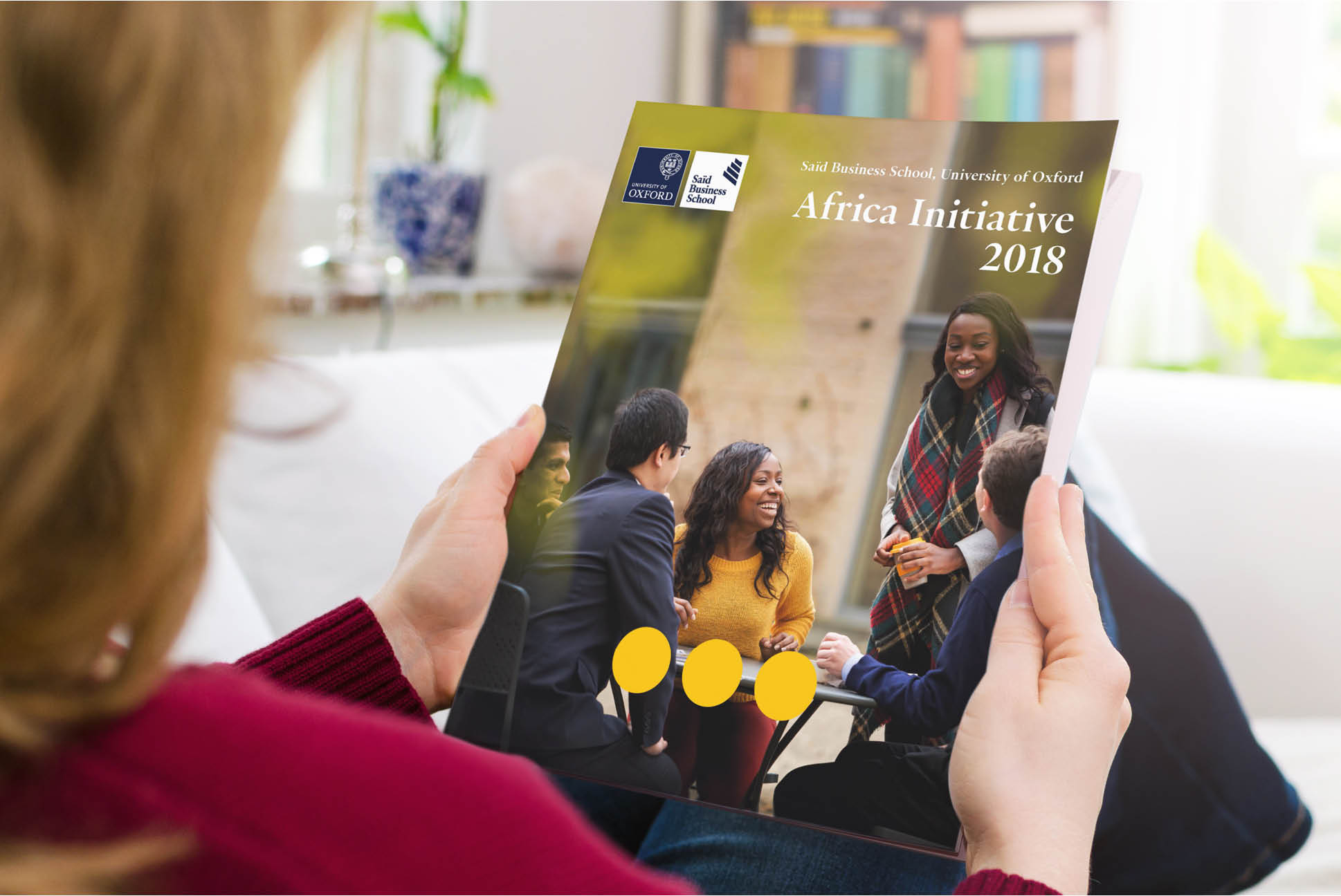 Saïd Business School Africa Initiative brochure | IM London - Independent Marketing | Education Branding London