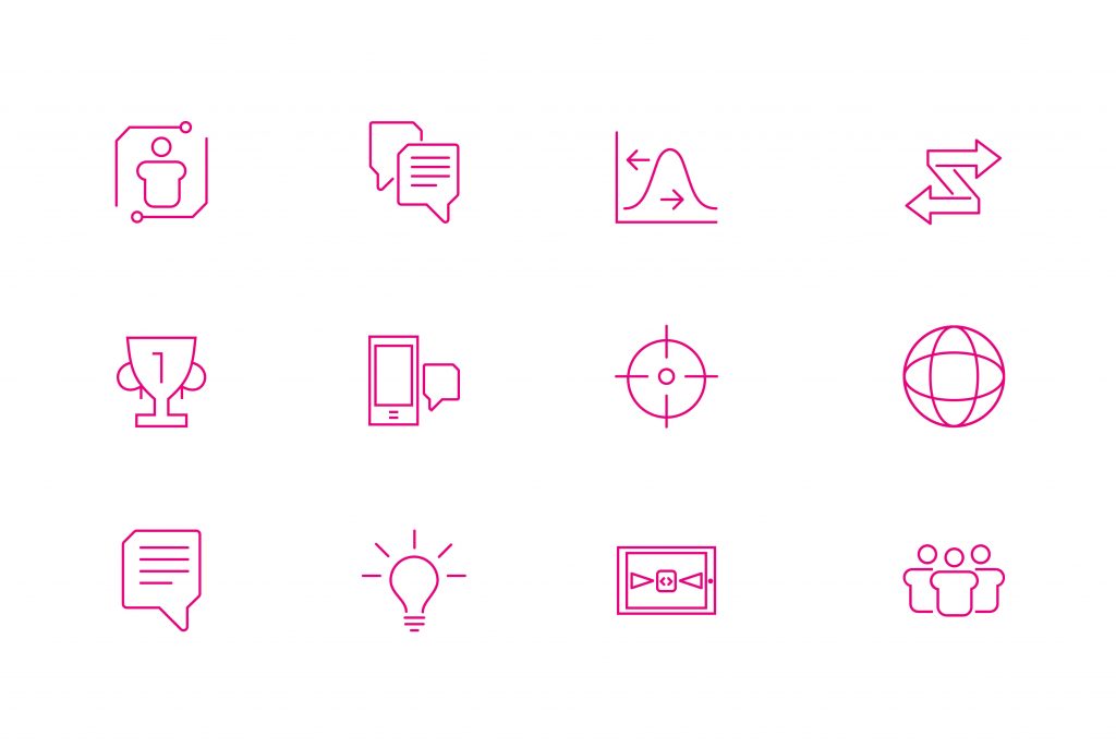 Voxter Iconography | Branding, Strategy, Print and Website Design from Independent Marketing | IM London