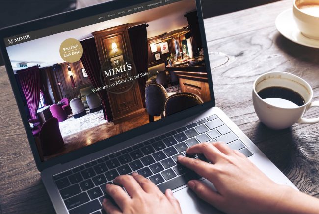 Mimi's Hotel Soho website | Independent Marketing - IM London | Hospitality and Hotel Branding | Mimi's Hotel