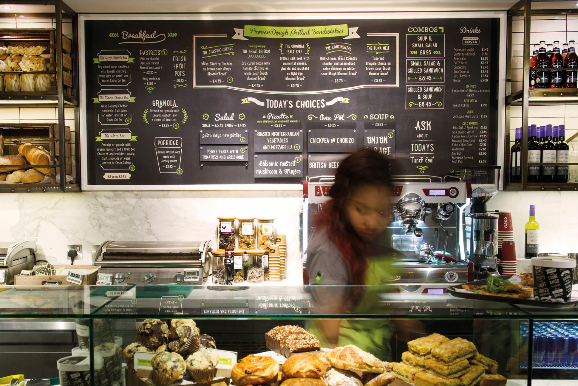 ProvenDough Menu board | Branding and Identity Design - Independent Marketing | IM London