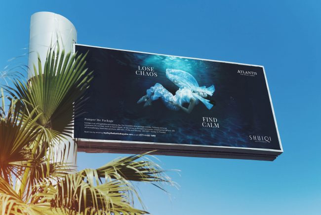 Atlantis Shuiqi Spa | Creative Advertising Campaign | independent Marketing | IM Dubai